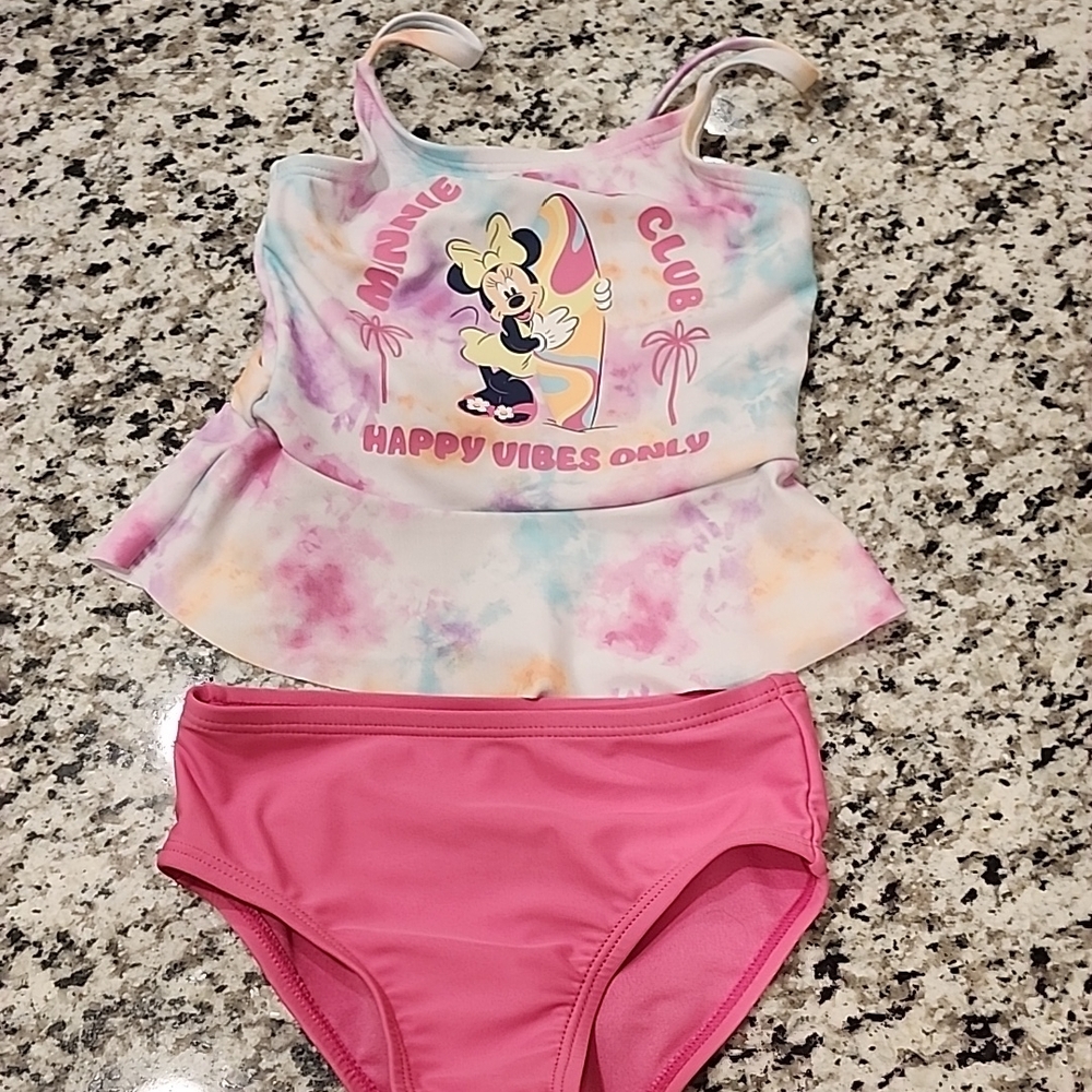 Jumping Beans Multicolor and Pink Kids Swim Bikini